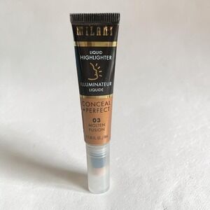 Milani Conceal + Perfect Liquid Highlighter 0.2oz 03 Molten Buildable Glow Gold